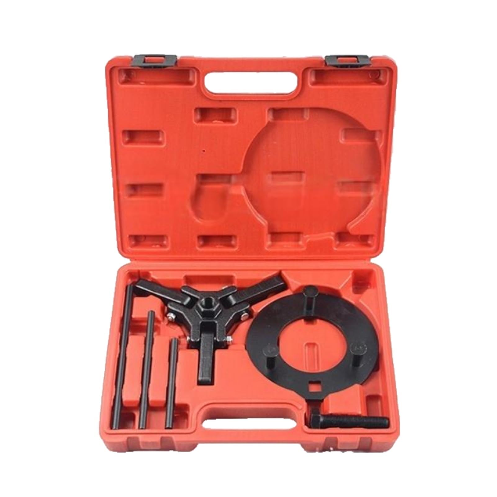 Cambio de correa distribución automóvil, extracción poleas amortiguador for motores, extractor fácil de llevar