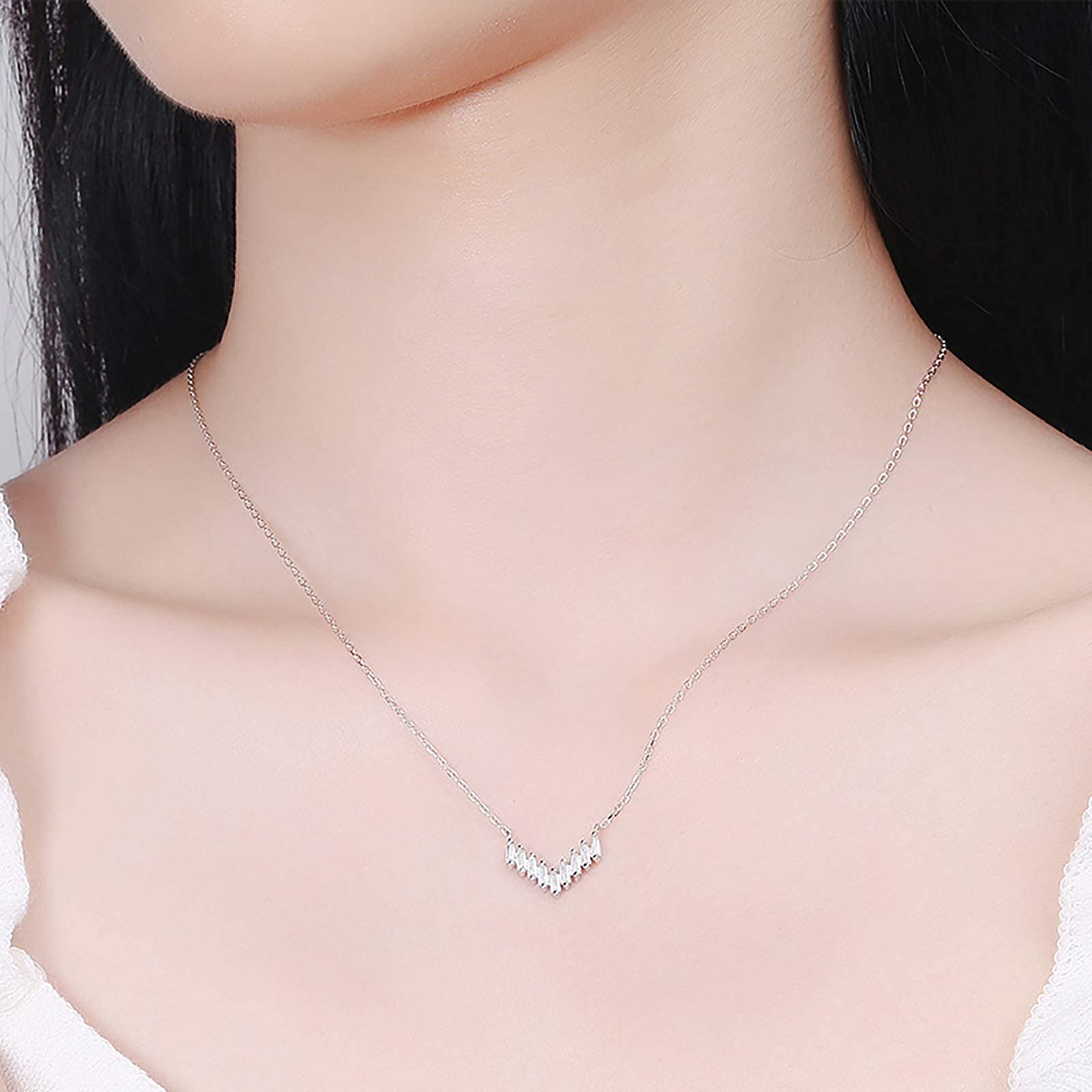 Amazon.co.jp: ネックレス ネックレス S925 スターリングシルバー フル