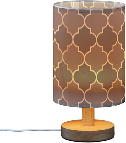 Miniatura 2 de FRODOTGV Farol de rejilla marrón dorado formas lámparas de escritorio lámpara lateral cama lámparas elegantes para niños cocina mesa mesa vidrio