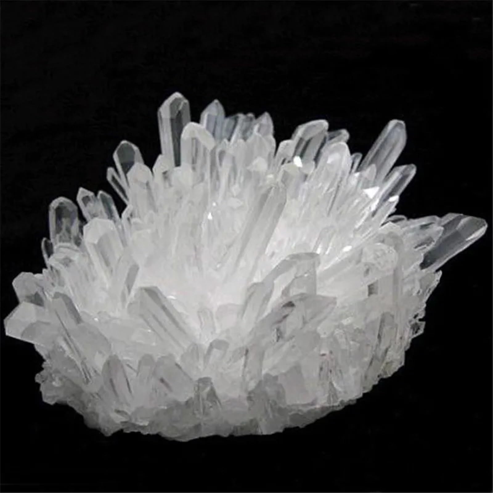 KJEBVHIRS Stone Crystal Cluster White Stone Crystal dots Home Decoration Gift(700-800g)