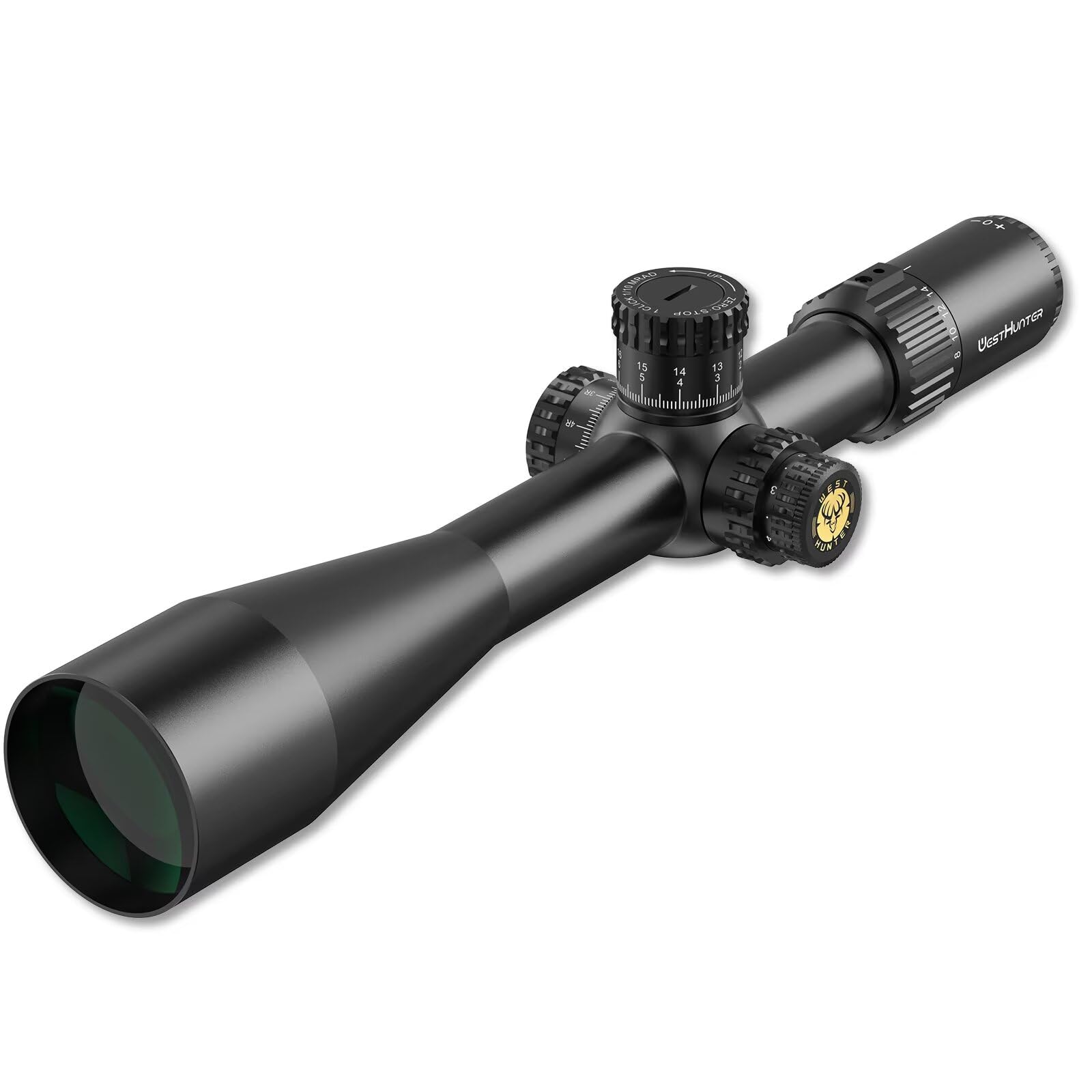 WestHunter HD GEN2 8-32x56 FFP Mira Telescópica de Precisión, Tubo 34mm, Cristal Grabado, 1/10 MIL, Zero Stop - Indicada Únicamente para Actividades Deportivas