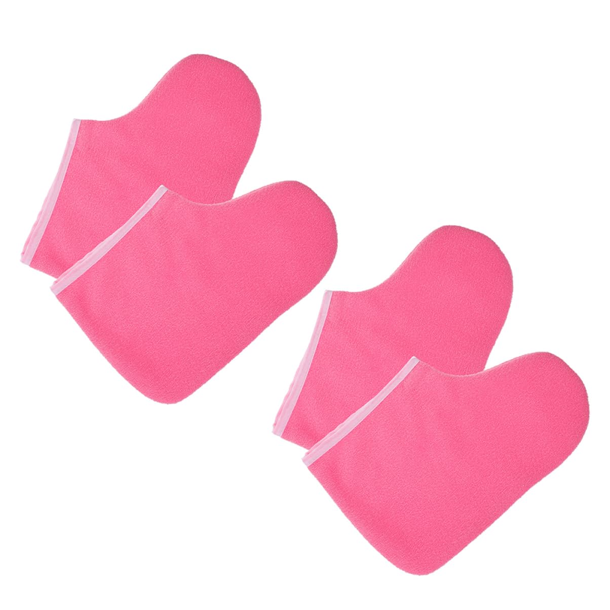 SHERCHPRY 2 Pairs Reusable Paraffin Wax Foot Covers Insulated Wax Therapy Mitts for for Smooth Hands and Feet for Home Use