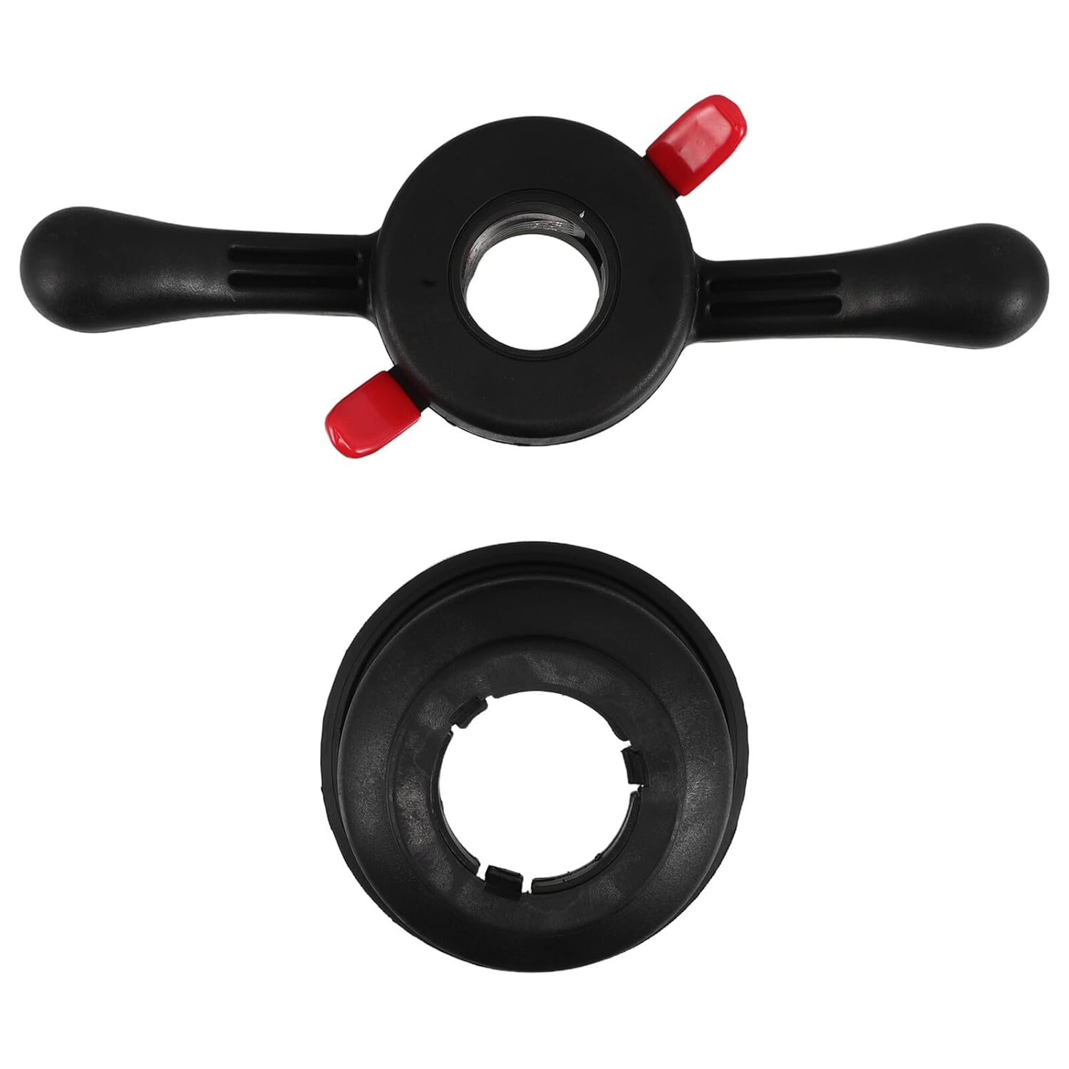 Quick Release Hub Nut and Wing Nut Tire Balancer Tool with 40×4mm Thread and Plastic Pressure Cup, Fast Release Wheel Balancing Accessory for Automotive Tire Change and Hub