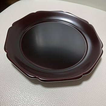 漆器 3段菓子器 花と葉の彫刻 漆器 3段菓子器 花と葉の彫刻