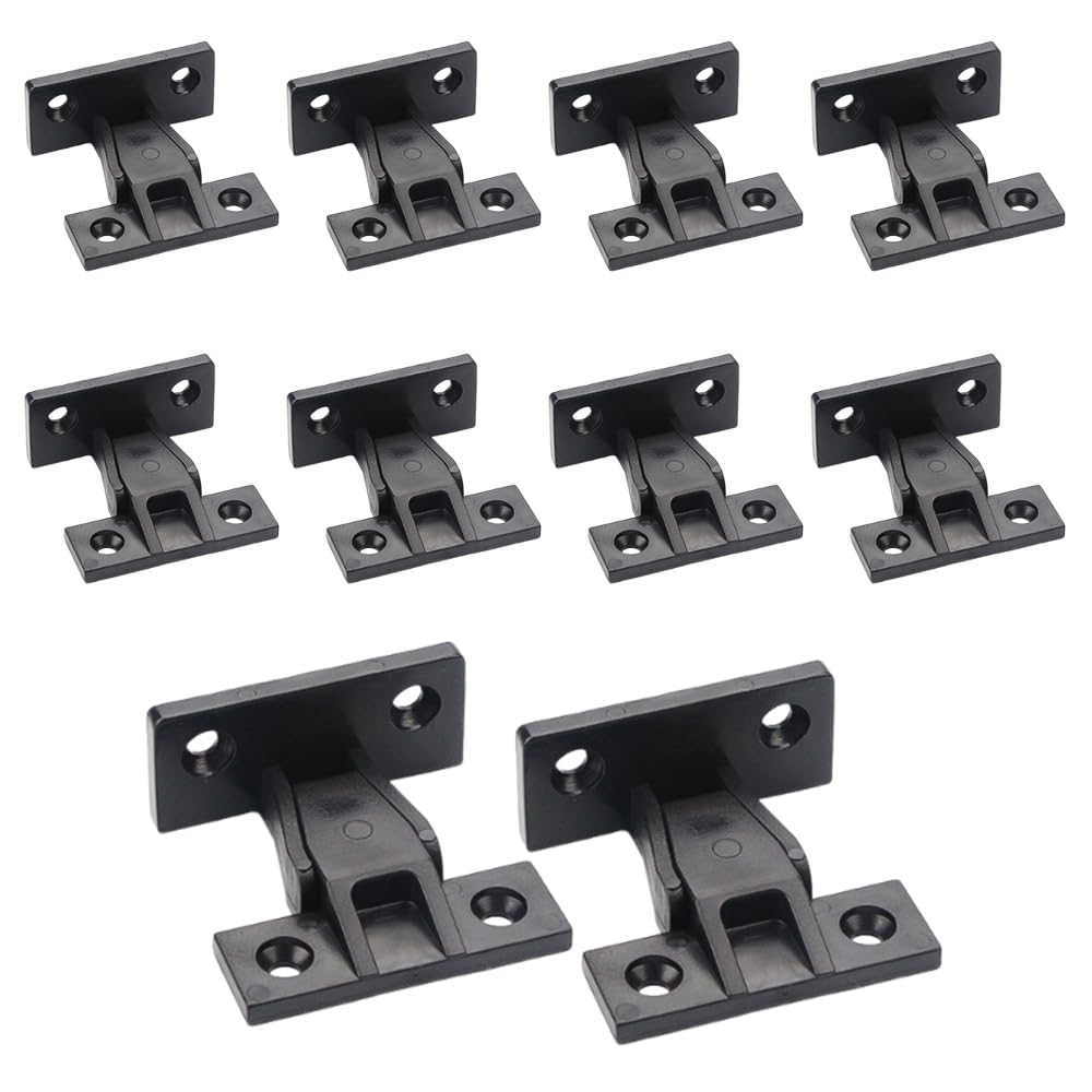 10 Pcs Push-in Plinth Fasteners, ABS Press Fit Panel Clips