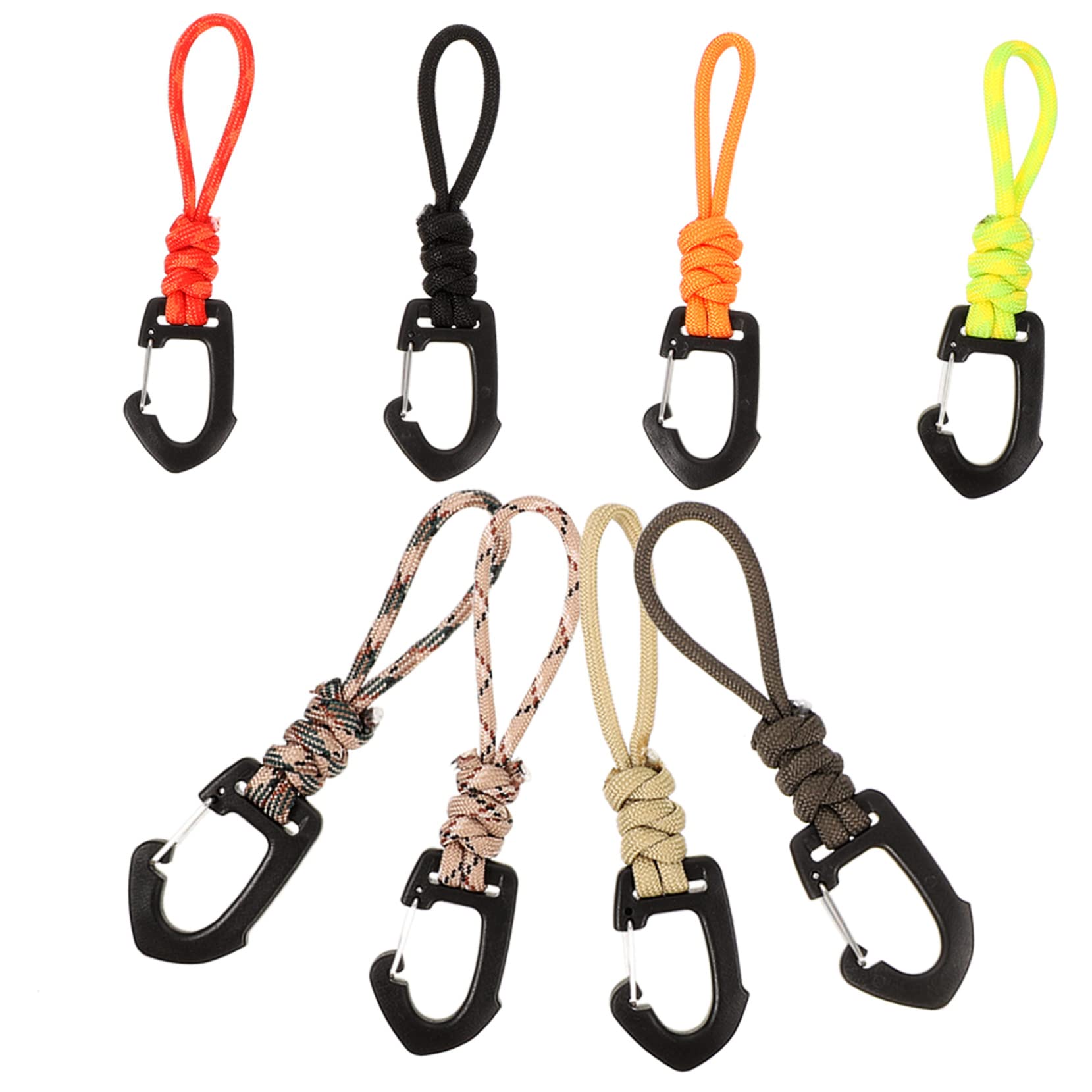 4 Pezzi Portachiavi A Spirale Con Moschettone - Elastici Per Trekking E Pesca - Foto 6