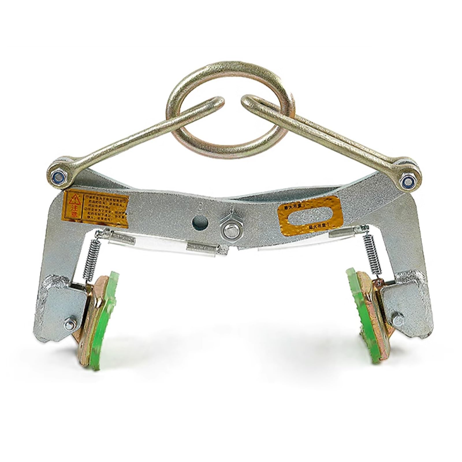 YushenFu Vertical Granite Slab Lifting Clamp With Anti-slip Rubber Jaws, Alloy Steel Stone Lifting Clamp Heavy Duty Lifting Fixture, For Lifting And Transportation(Size:8inch)