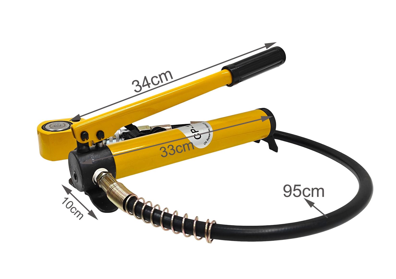 Hydraulikzylinder 10T mit CP-180 Handpumpe, 11mm Hub, 48mm Selbsthöhe, für Gebäude, Brücken und Maschinenbau