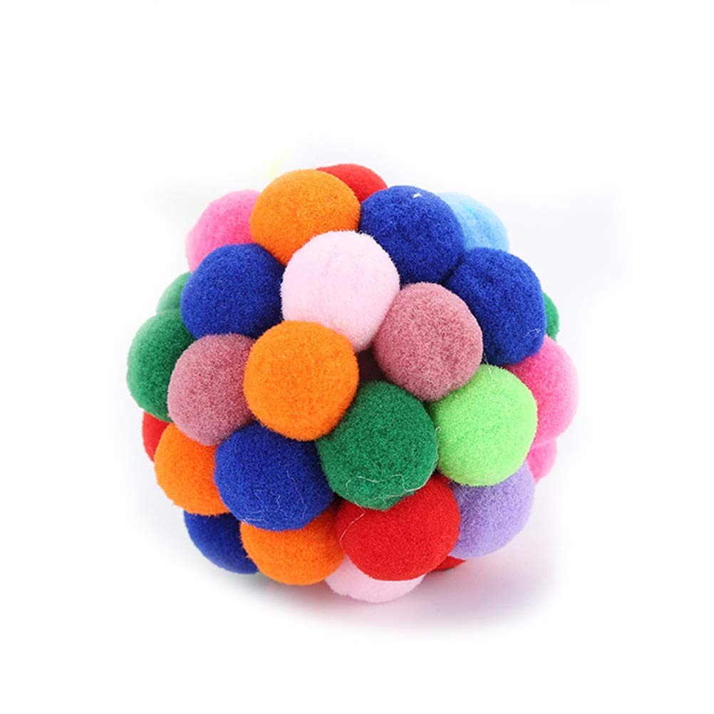 Chat jouet interactif grand ballon en peluche multicolore douce et résistante