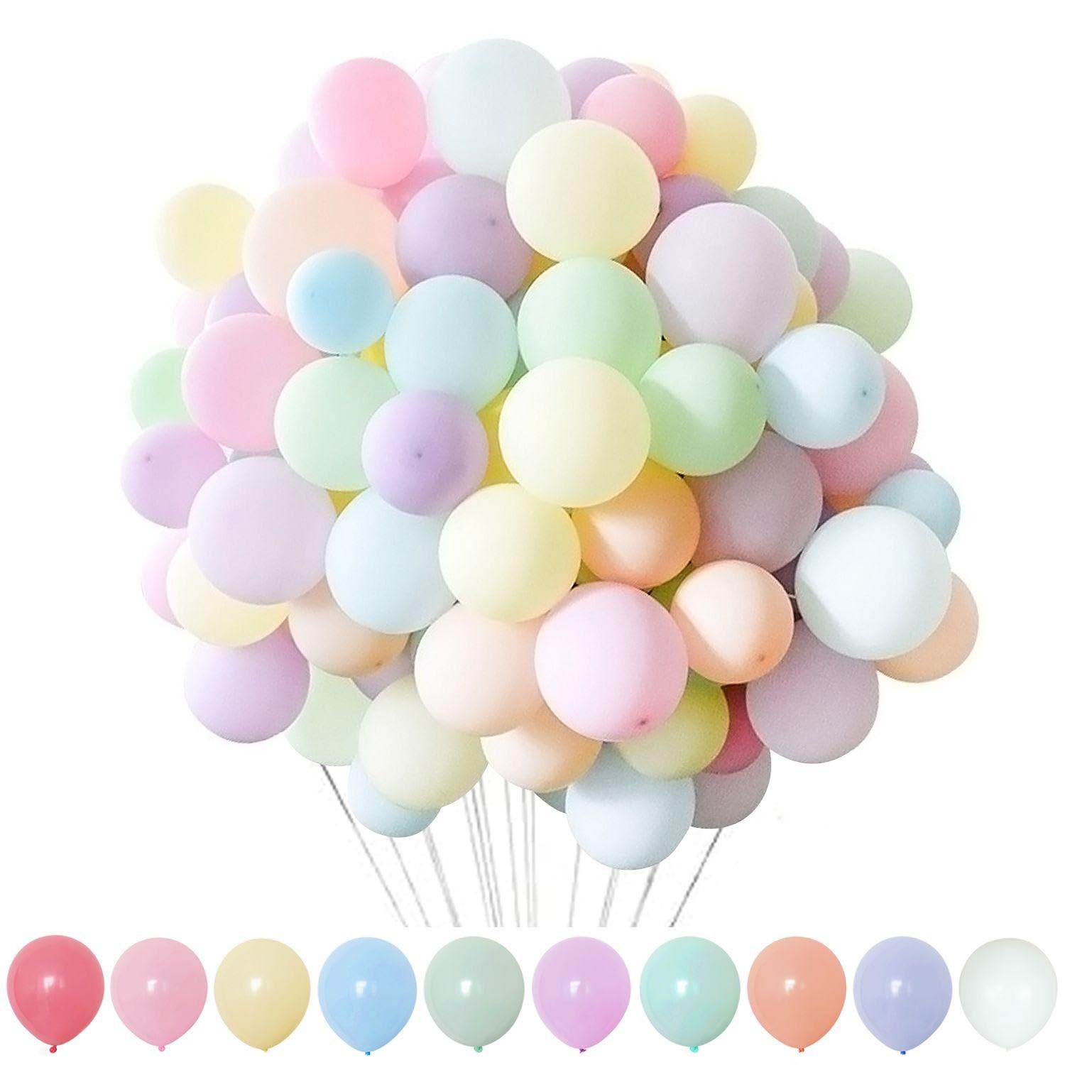 200 Pieces Of Colorful Latex Balloons, Small Balloon Decoration For Children'S Room, Party Props And Supplies, Suitable For Birthdays, Celebrations And Dances