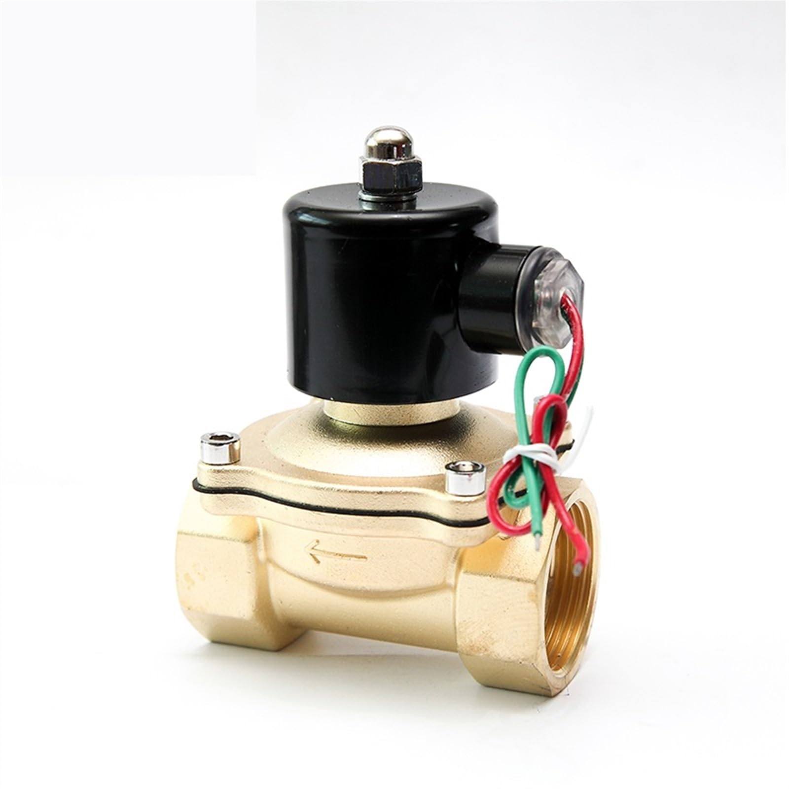 QEFHSVVZE 1inch Electric Solenoid Valve Water 24v 12v 110v Normally Closed Direct Acting 1Pcs(230vac-80degree Centigrade)