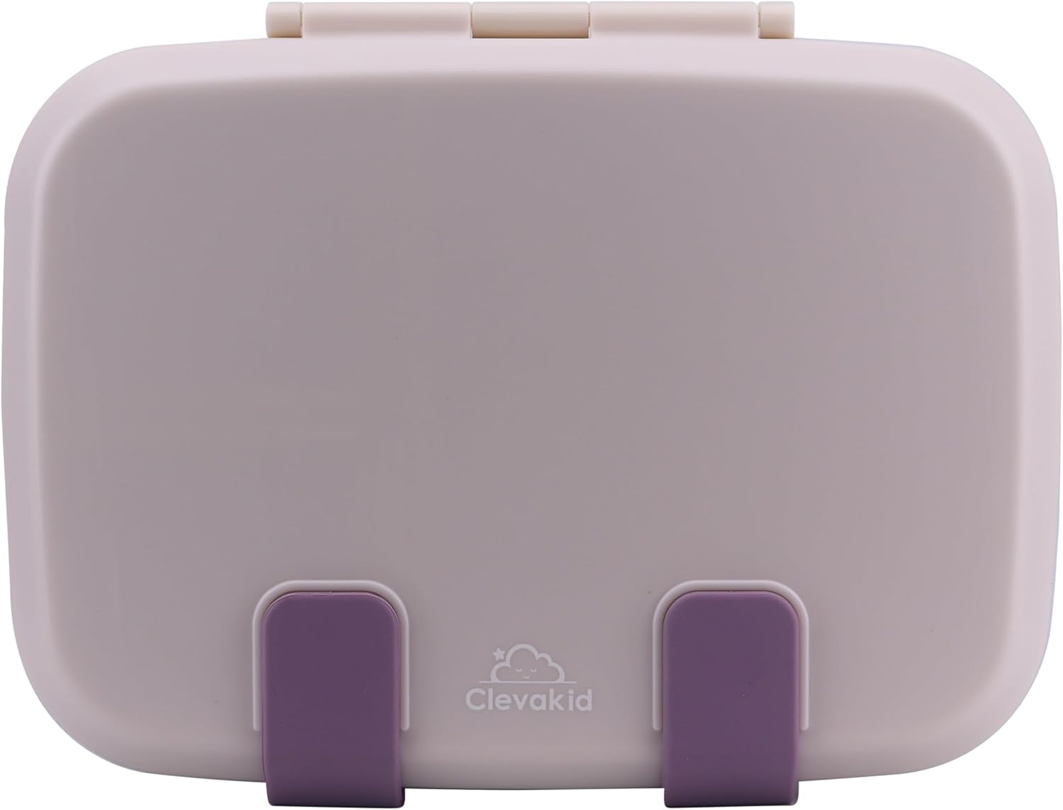 Kids Bento Explorer Lunch Box, 3 No-Mix Compartments, Microwave & Dishwasher Safe, Lightweight with Removable Tray, for Daycare, Preschool, School, Purple Light Powder