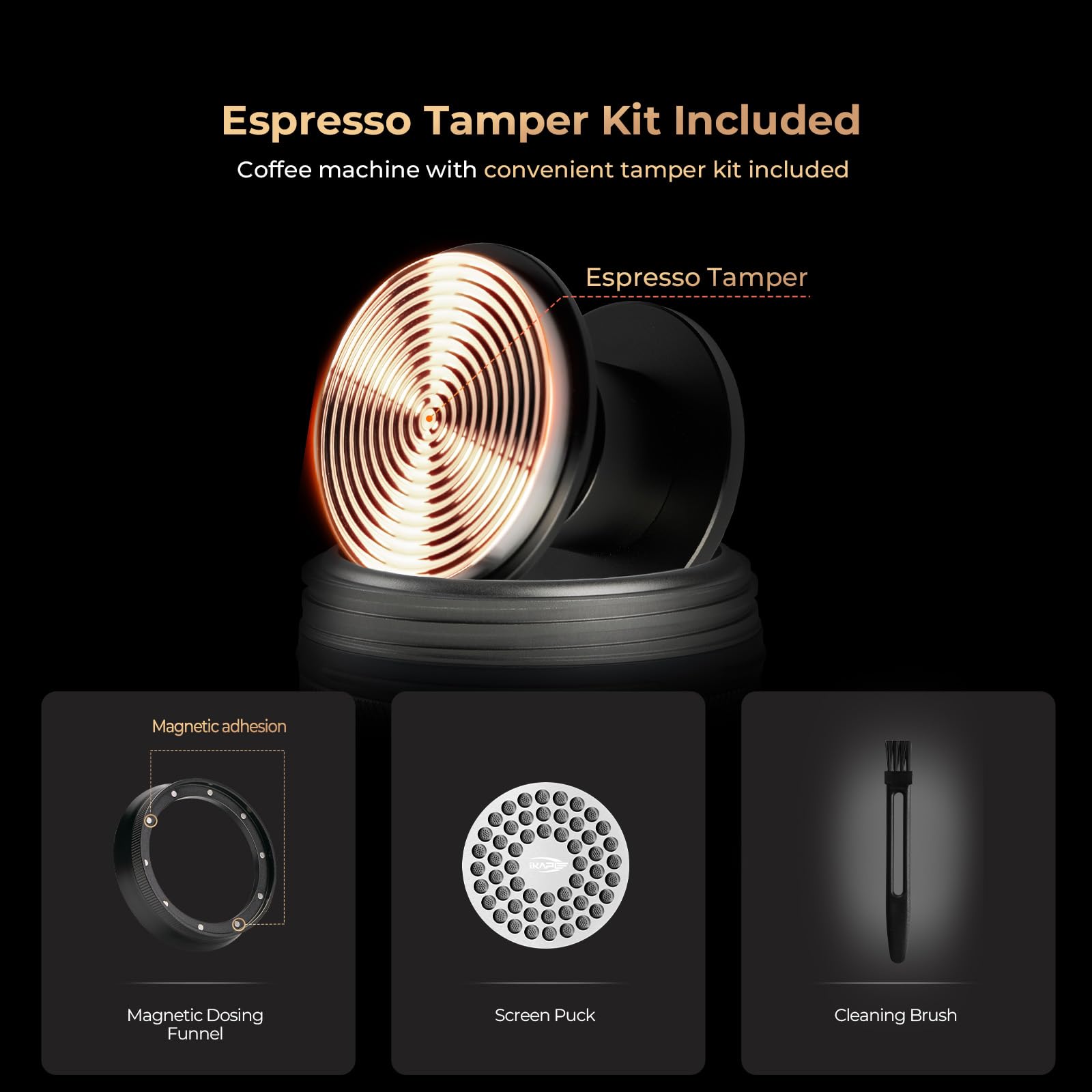 IKAPE Máquina de café expresso portátil KAPO K2 com conexão