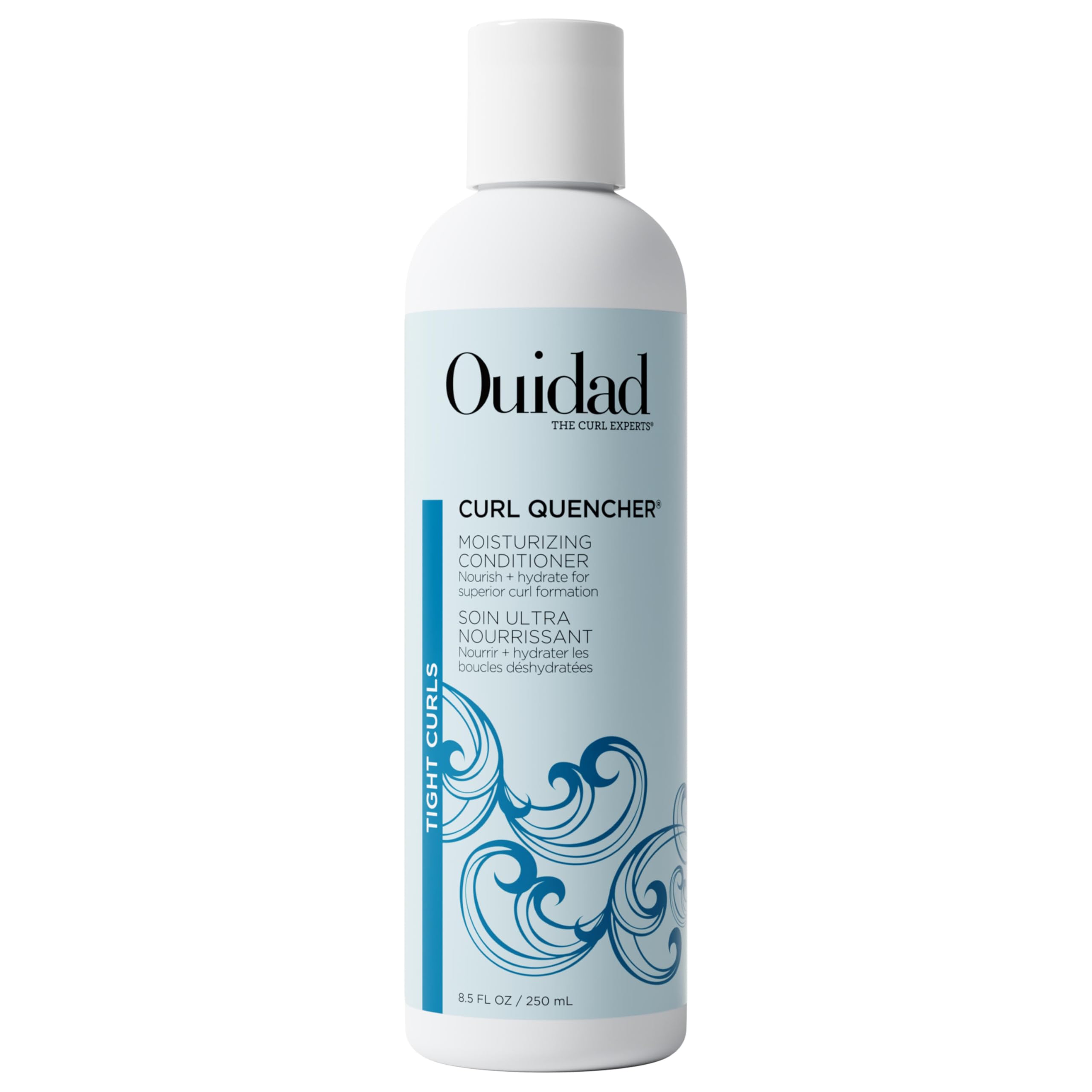 Ouidad Curl Quencher Moisturizing Conditioner for Tight Curls – Rich Detangling Conditioner Hydrates and Elongates Curly Hair, Soft, Nourished, Defined Curls, Helps Repair Damage, Sulfate-Free