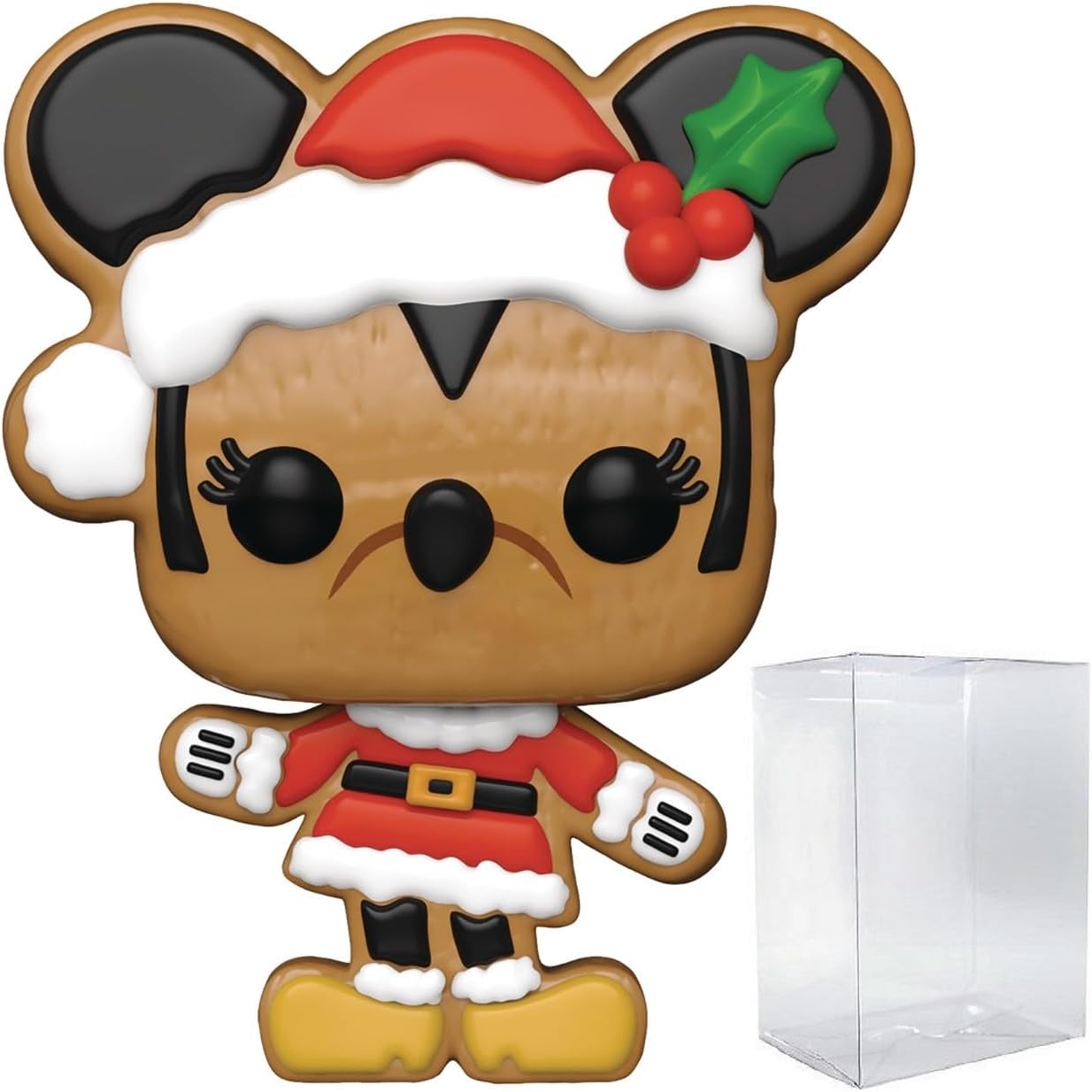 POP Disney Holiday: Gingerbread Minnie Mouse Funko Vinyl Figure (Bundled with Compatible Box Protector Case), Multicolored, 3.75 inches