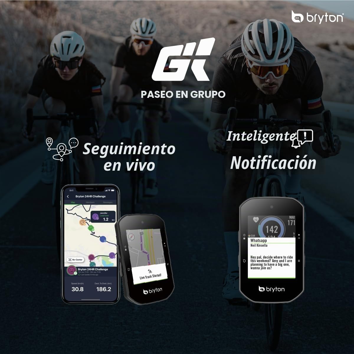 Bryton, CICLOCOMPUTADOR GPS BRYTON Rider S500 e