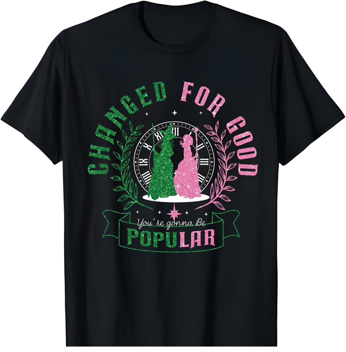 Musical Shirt for Women, Pink and Green T-Shirt, Musical Movie Fan Funny Gifts