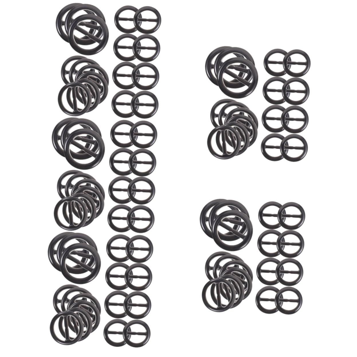 Tofficu 150stücke Teiliges Aus Resin Schalringen Halteclips Shirts Elegante Knotenringe Für Modeaccessoires Für Festliche Anlässe Und Alltag