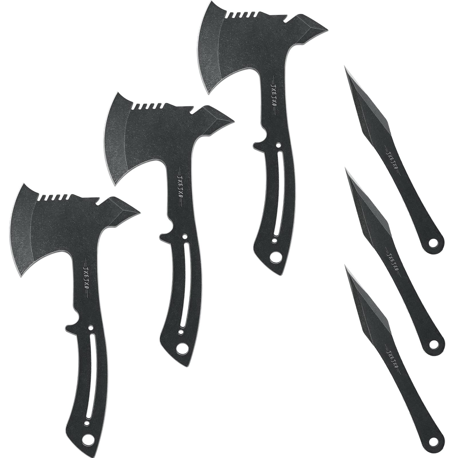 Amazon.com: JXE JXO Throwing Axes, 10.1in Overall w/ 3.7in Blade
