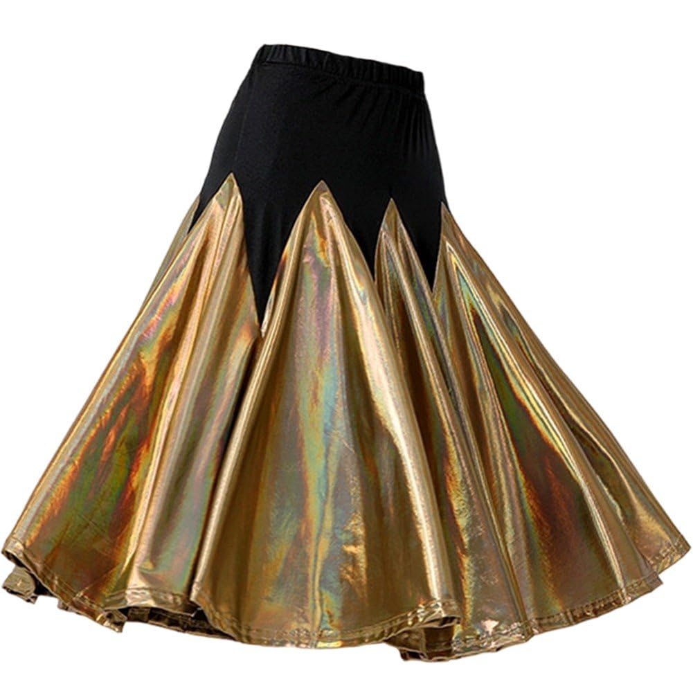 Jupe ample plissée de danse latine Rumba Cha-cha costume scène