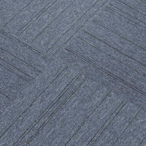 Image of Mohawk Basics 8 inch x 8 inch Carpet Tile Sample with EnviroStrand PET Fiber in Ocean Tide, (1 Sample)