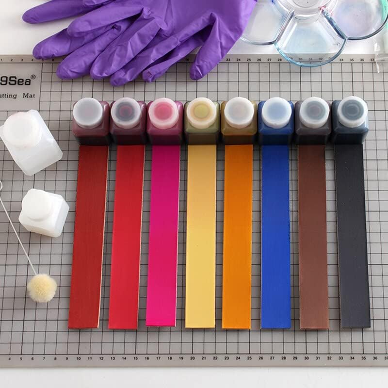 Concentrated Leather Alcohol dye, Vegetable Tanned Leather Dyeing Agent, Shoe Bag Paint Fixing Agent Leather Production - (Color: Brown)
