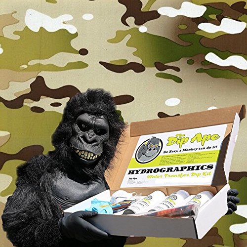 Dip Ape Gi Joe Military Hunting Camo Hydrographic Water Transfer Hydro Dip Dipping Kit