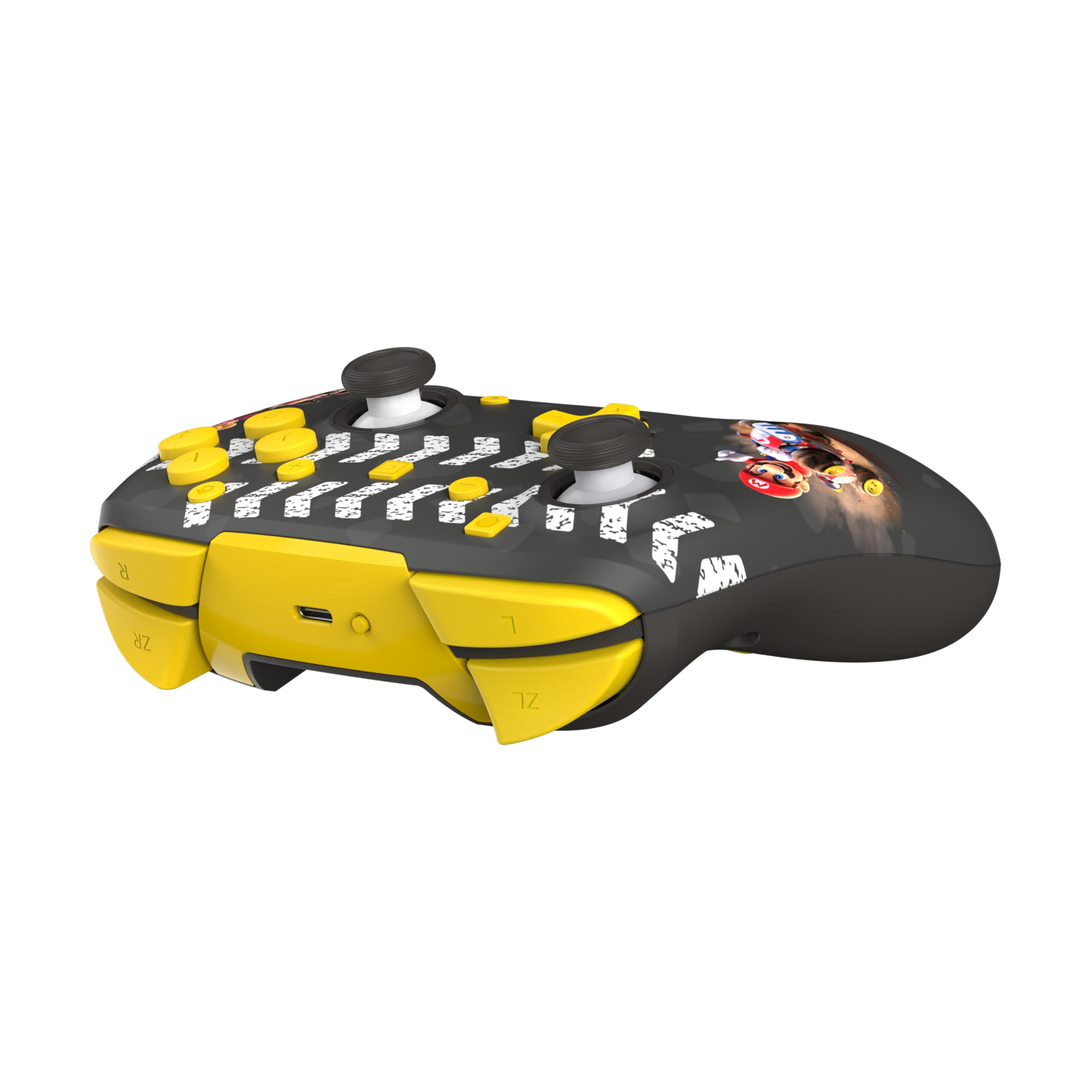 Turtle Beach Rematch Wireless Controller: Mario Kart World – Offiziell lizenziert für Nintendo Switch 1 und 2, TMR-Thumbsticks, anpassbares RGB, wiederaufladbarer Akku