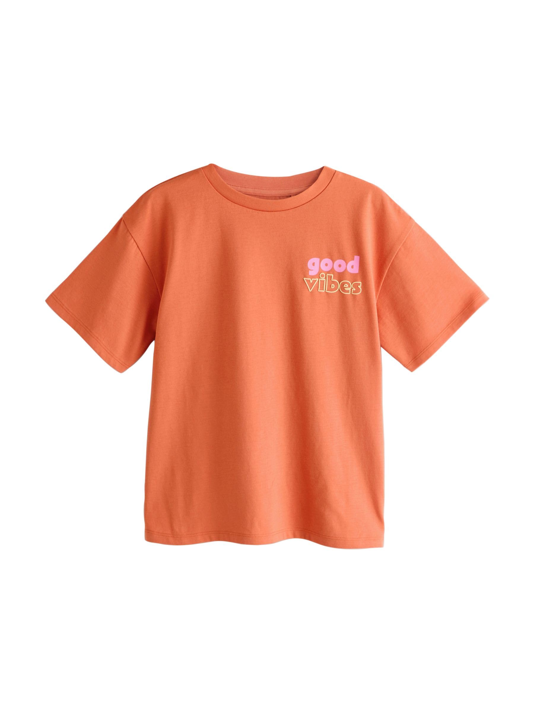 NEXT Niñas Pack de 4 Camisetas con Estampado gráfico