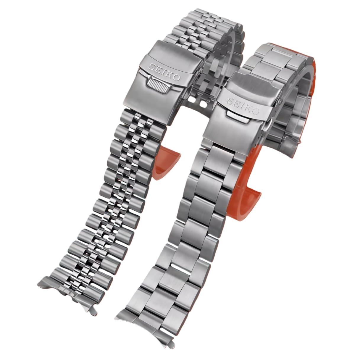 Cinturino Orologio Acciaio Inox Massiccio 19mm 20mm 21mm 22mm Estremità Curve, Bracciale Ricambio Metallo per Seiko SKX007 SKX009