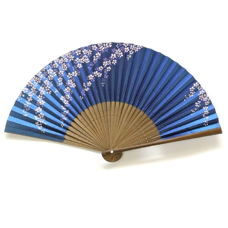 Amazon｜【京扇子】花うらら扇子 (しだれ桜 L28412-60)｜京扇子
