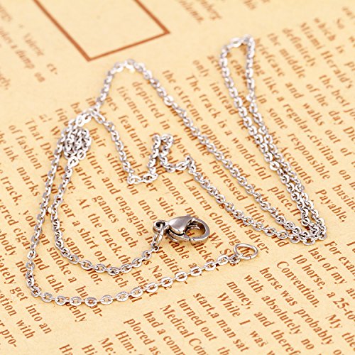 Abalone Shell Polar Bear Necklaces Silver for Women & Men on Wax Black Cord/Stainless Steel Chain (Little Polar Bear)4