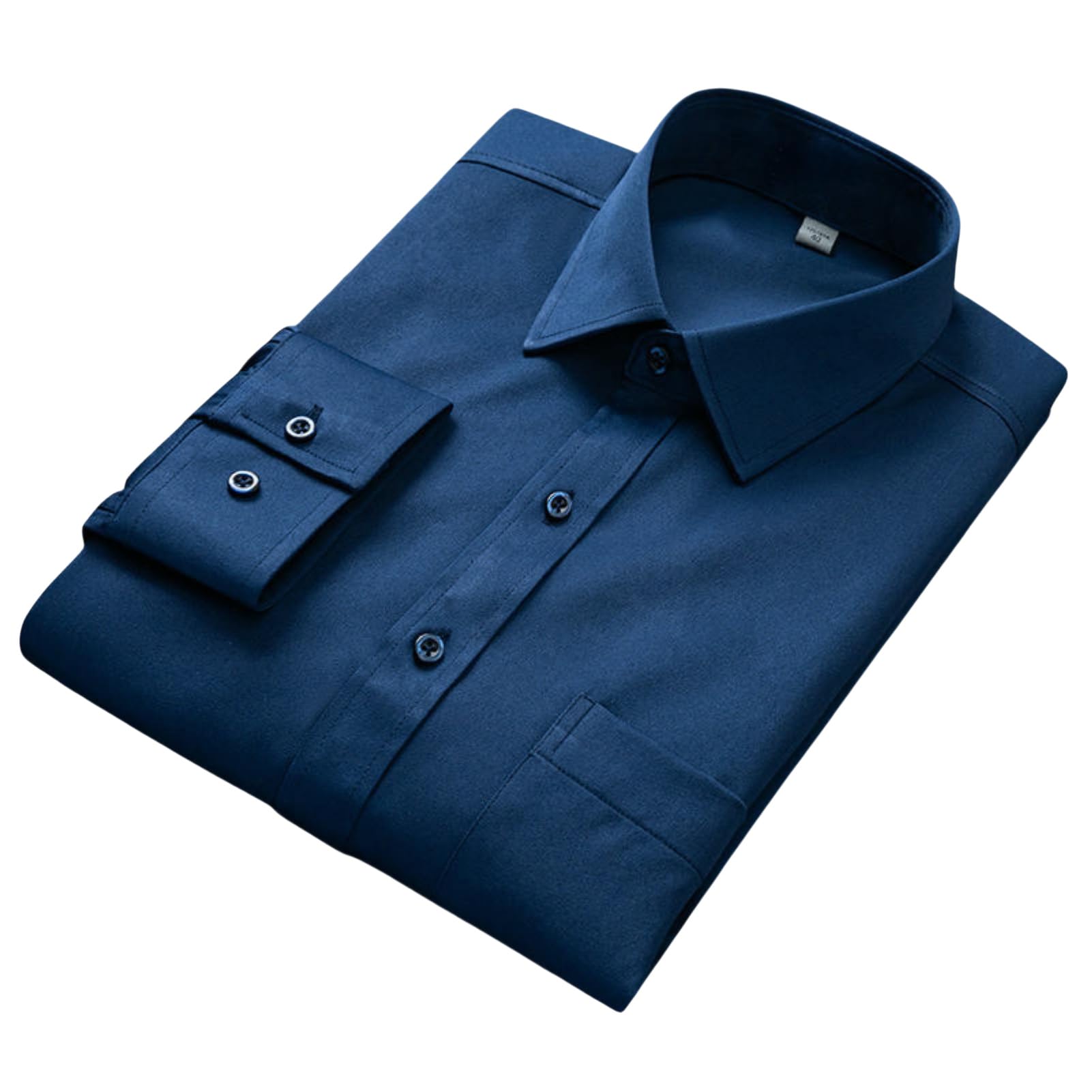 Camicia a maniche lunghe estiva da uomo in tessuto elastico casual business senza pieghe