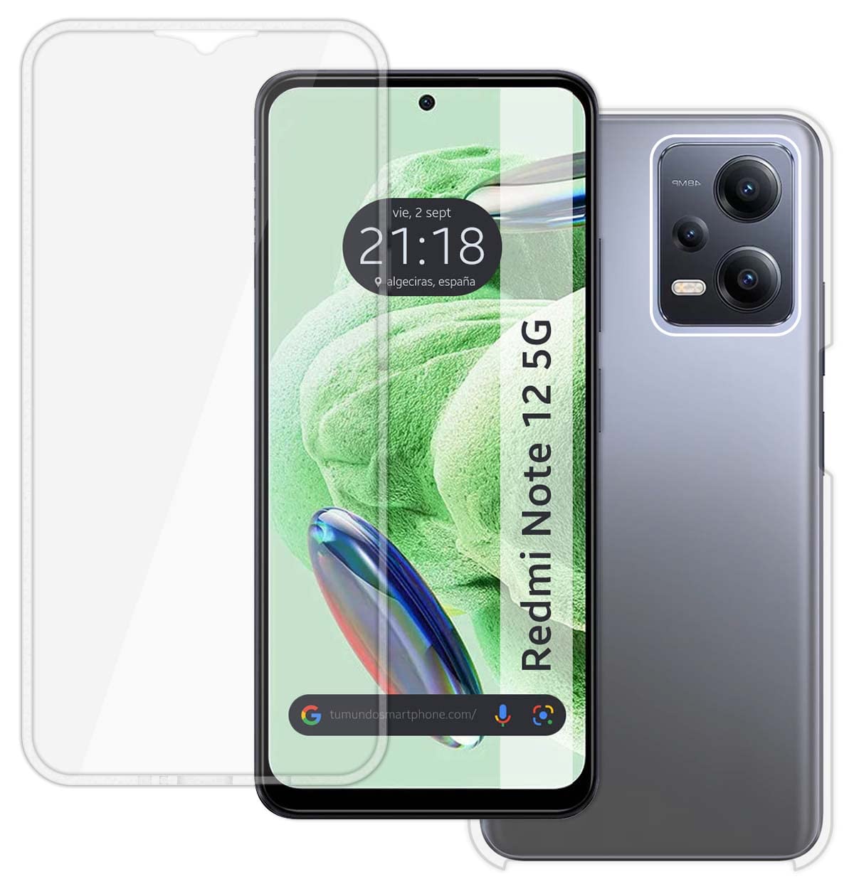 Funda Doble Transparente Pc + Tpu Full Body 360 Para Vivo Y20s / Y11s con Ofertas en Carrefour