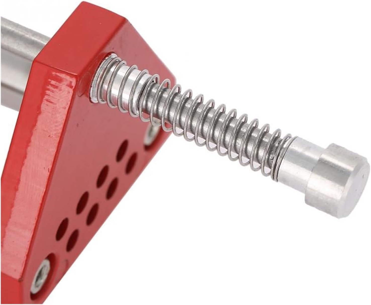 Red Watch Puller Tool Kit - Alloy Steel Hand Tool Set with 10 Plastic Dies for Precision Watch Repair, Timepiece Maintenance & Watchmaker Tools - Essential Watch Repair Accessories