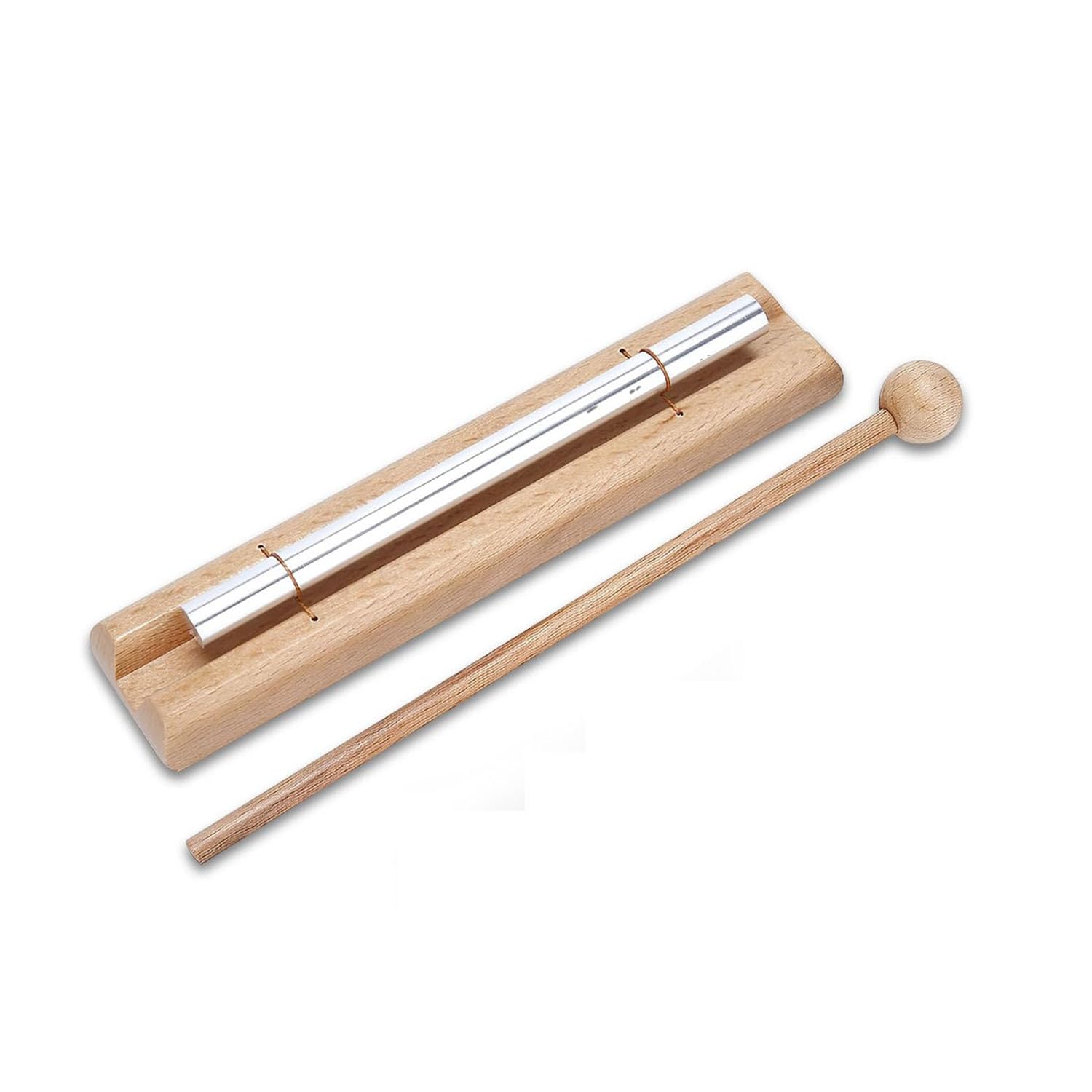 Carillon de Méditation Solo - Instrument de Percussion en Maillet pour Yoga, Relaxation, Thérapie Sonore pour Prière, Guérison, Énergies Positives et Salles de Classe