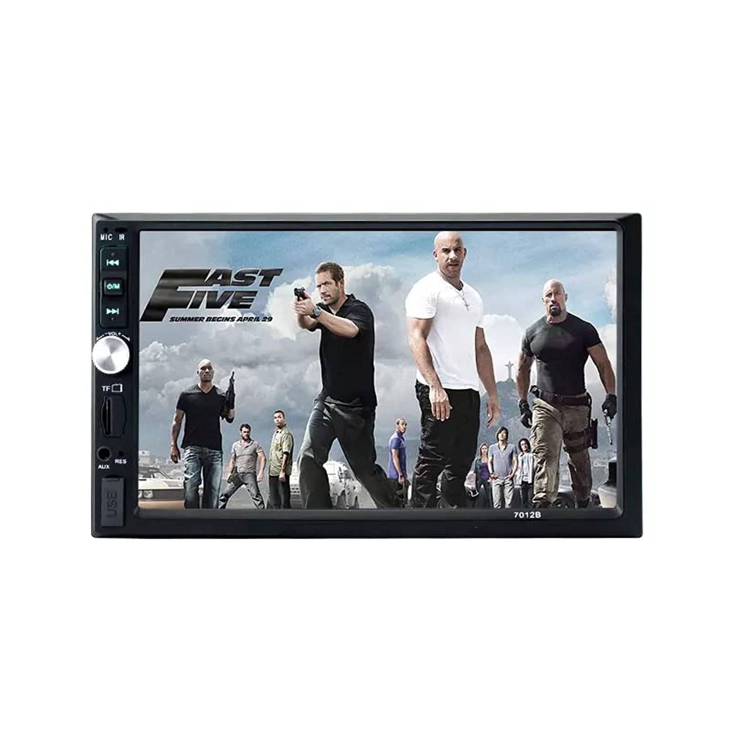 MS MR.SMART F.T.C 7 Inch Car Stereo Radio HD Mp5 Player Screen Bluetooth Radio 2din FM, Wireless Remote Control (MB-7012)