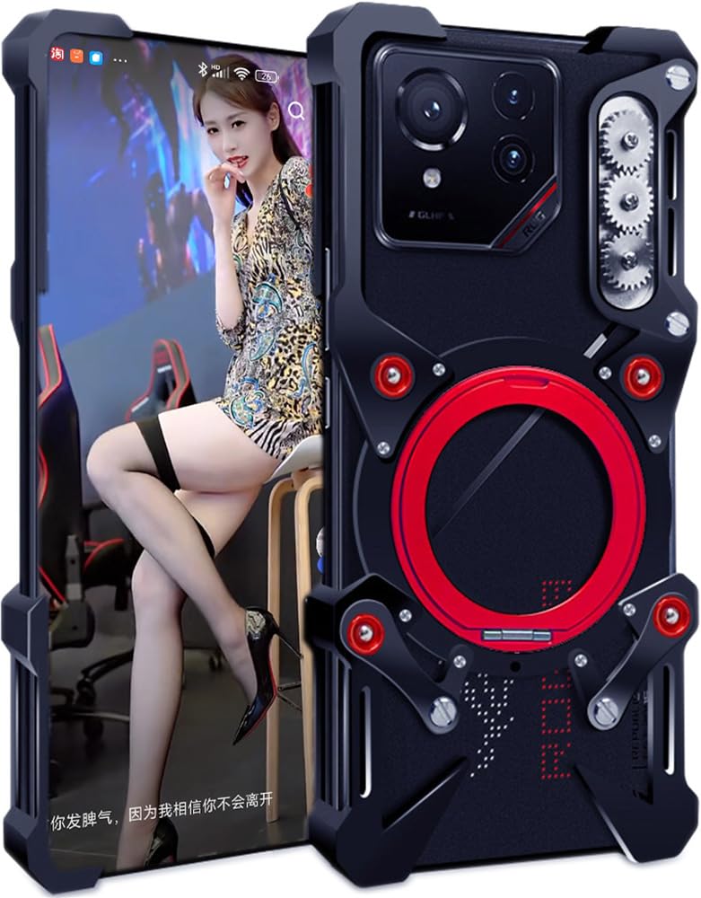 Amazon.co.jp: 金属携帯ケース対応ASUS ROG Phone 9 Pro、ROG 9 メタル