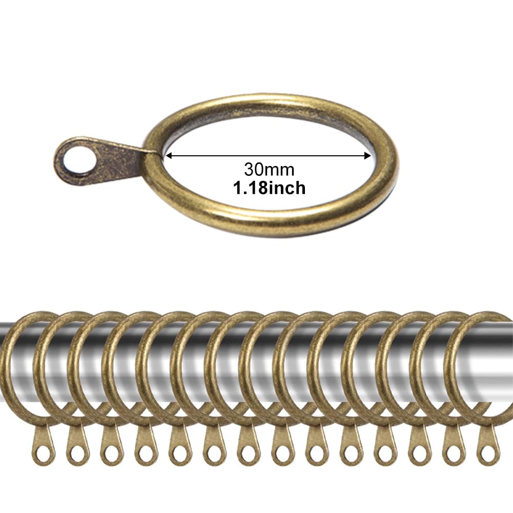 50Pcs Metal Curtain Rings - Image 2