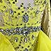 Tyian Fashion Rhinestone Bodysuit Women Stretch Pole Dance Nightclub Prom Drag Queen Costume Stage Club Show Dance Leotard (yellow)