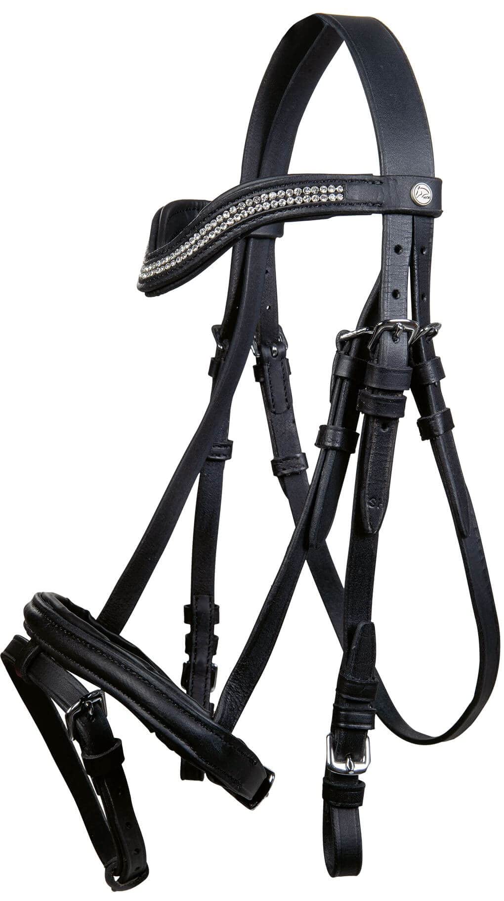 HKM Snaffle-13332 Snaffle 9100 Black Shetty
