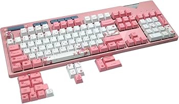 Amazon.co.jp: 桜のキーキャップPBT熱転写染料キーキャップOEMキー