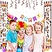 Blulu 2 Pcs Carnival Decoration Porch Banner Welcome to the Circus Door Banner Halloween Carnival Hanging Decoration Circus Porch Sign for Home Front Door Classroom Birthday Baby Shower Party Supplies