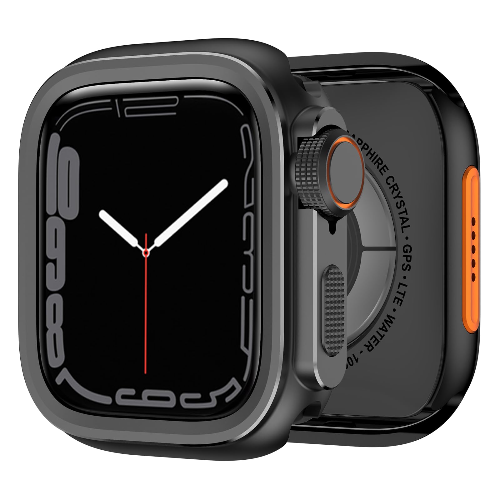 Coque en métal robuste Apple Watch Series 10 9 8 7 protection intégrale - 7