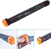 Vista 6 de Cargador de 12 rondas, paquete de 4 cargadores redondos para Nerf Rival (negro)