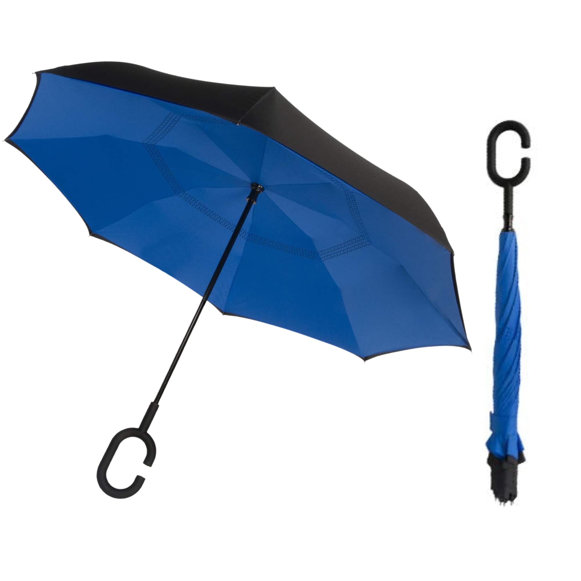 AM AYUmbrella For Women & Men | 6 Months Warranty | With Auto On & Off Feature | Umbrella For Sun Protection Windproof | Umbrella Big Size With C Type Handle | Upside Down Umberlla