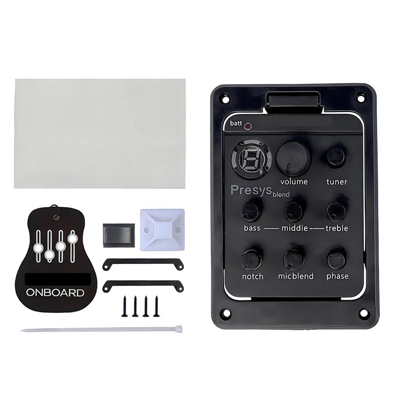Przetwornik Do Gitary Gitara Akustyczna Pickup Electric Box Korektor Dla Przedwzmacniacza EQ Tuner Wzmacniacz Gitarowy