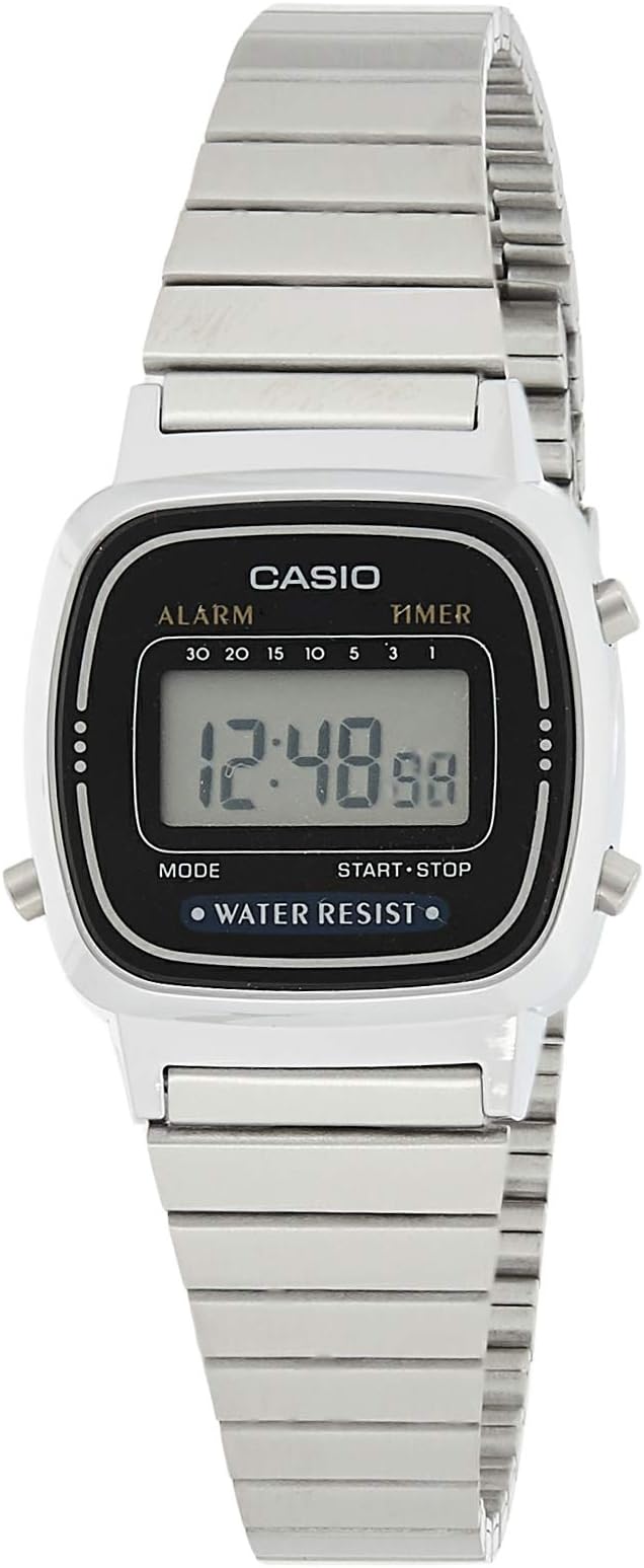 Quartz Watch, Digital Display and Stainless Steel