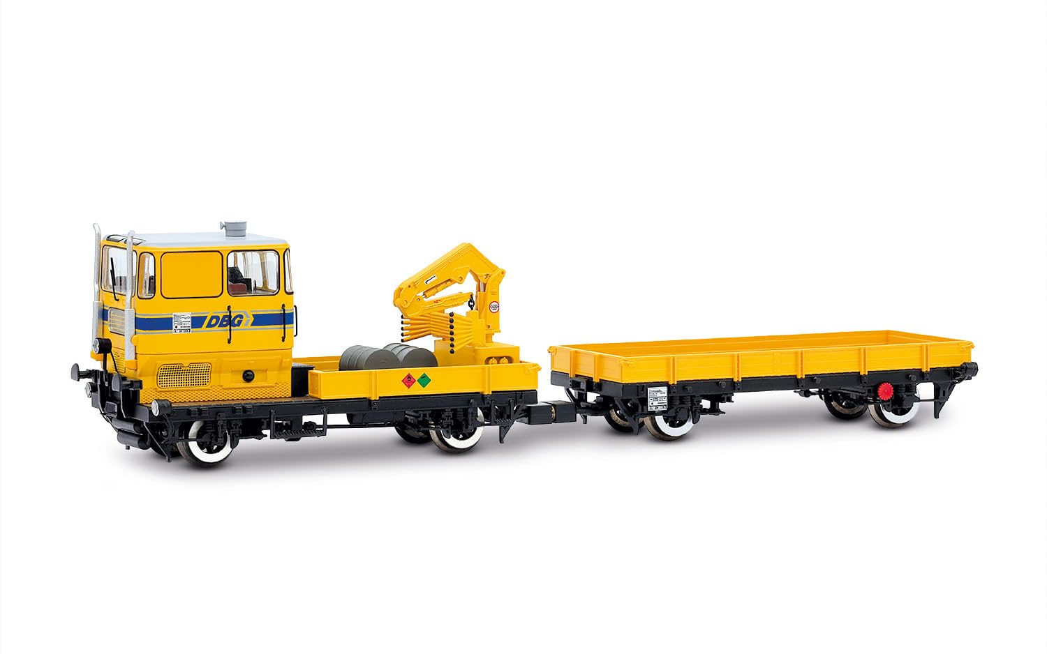Rivarossi HR2925 DBG, maintenance vehicle KLV 53, yellow/blue livery, ep. V-VI Locomotive - Diesel