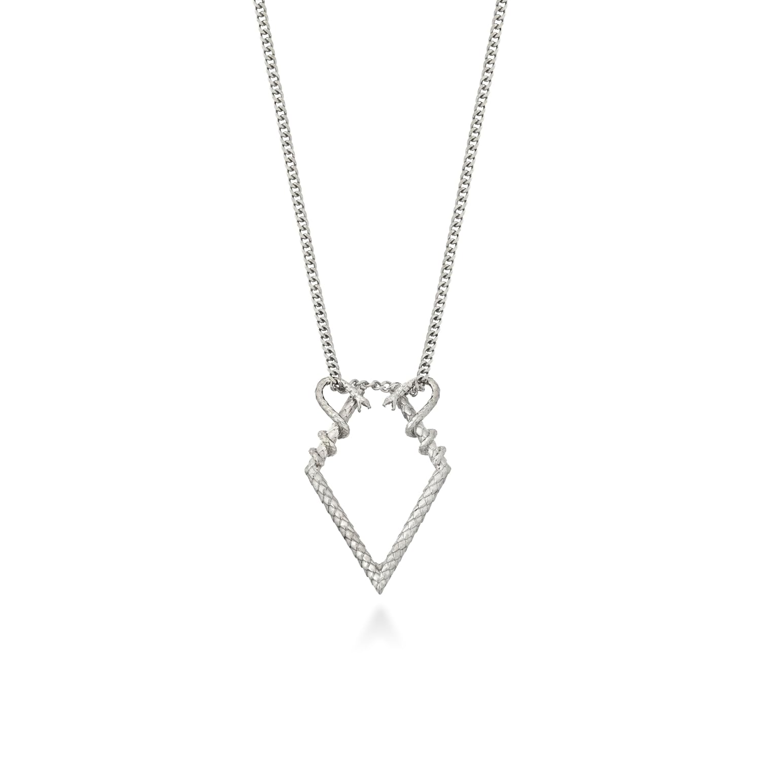 Ring Holder Necklace Handmade Sterling Silver and 14k